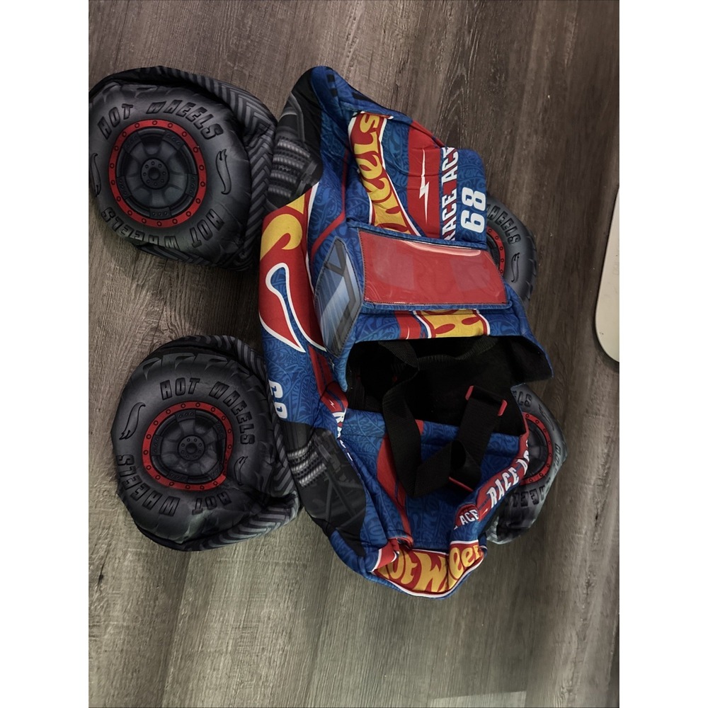 Hot Wheels Halloween Costume Monster Truck Ride Along One Size With Hat Kids